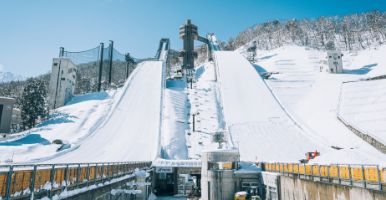 長野オリンピック・スキージャンプ台製作